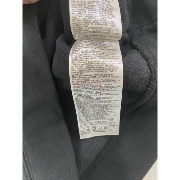 Nike Boys Hoodie Black Grey and White Long Sleeve Front Pocket Athletic Size 5 - Picture 8 of 9